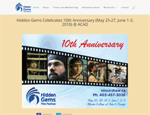 Tablet Screenshot of hiddengemsfilmfestival.com